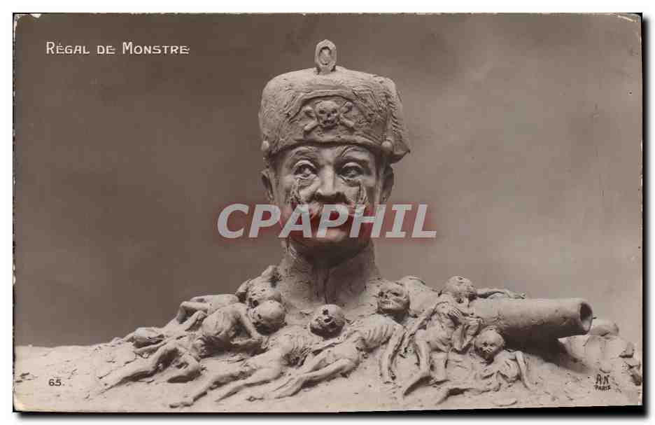 CPA Mort Regal de monstre 