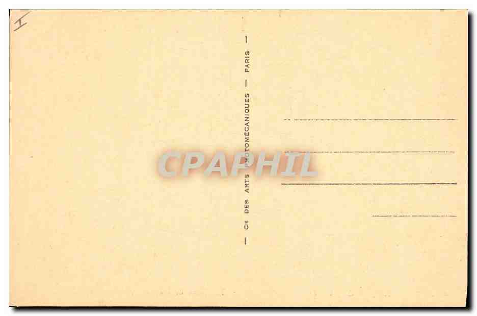 CPA Mort Basilique de Saint Denis Tombeau de Duguesclin Connetable de France  — Rückseite
