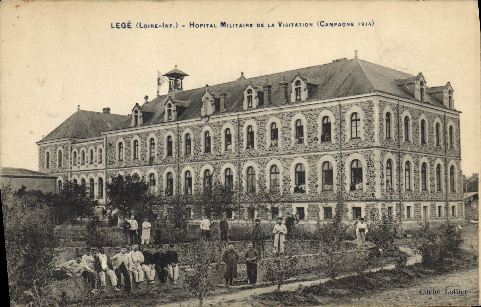 Légé (Loire-Inf.) - Militärkrankenhaus der Visitation (Kampagne 1914) - Cliché Lollier