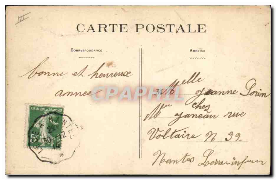 Légé (Loire-Inf.) - Militärkrankenhaus der Visitation (Kampagne 1914) - Cliché Lollier — Rückseite