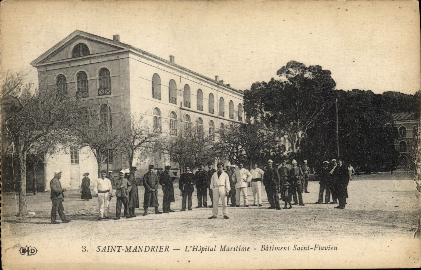 Saint-Mandrier — Das Seehospital — Gebäude Saint-Flavien