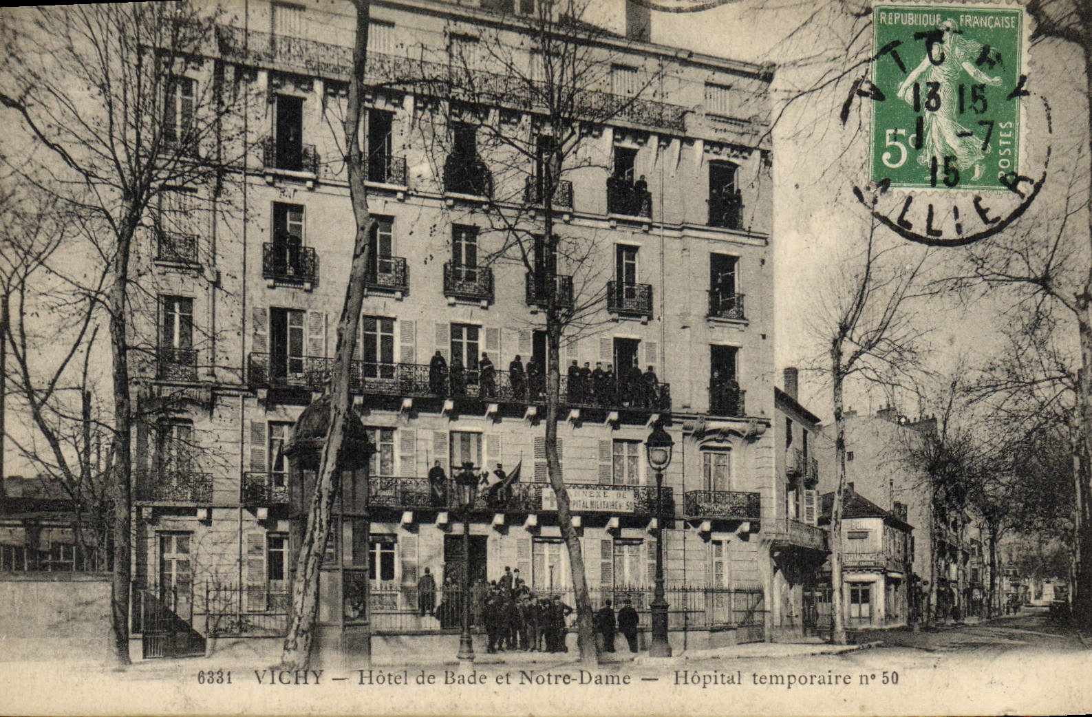 Vichy — Hôtel de Bade und Notre-Dame — vorübergehendes Krankenhaus Nr. 50