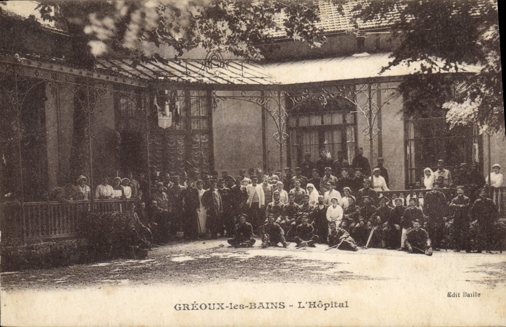 Gréoux-les-Bains — Das Krankenhaus — Edit Baille