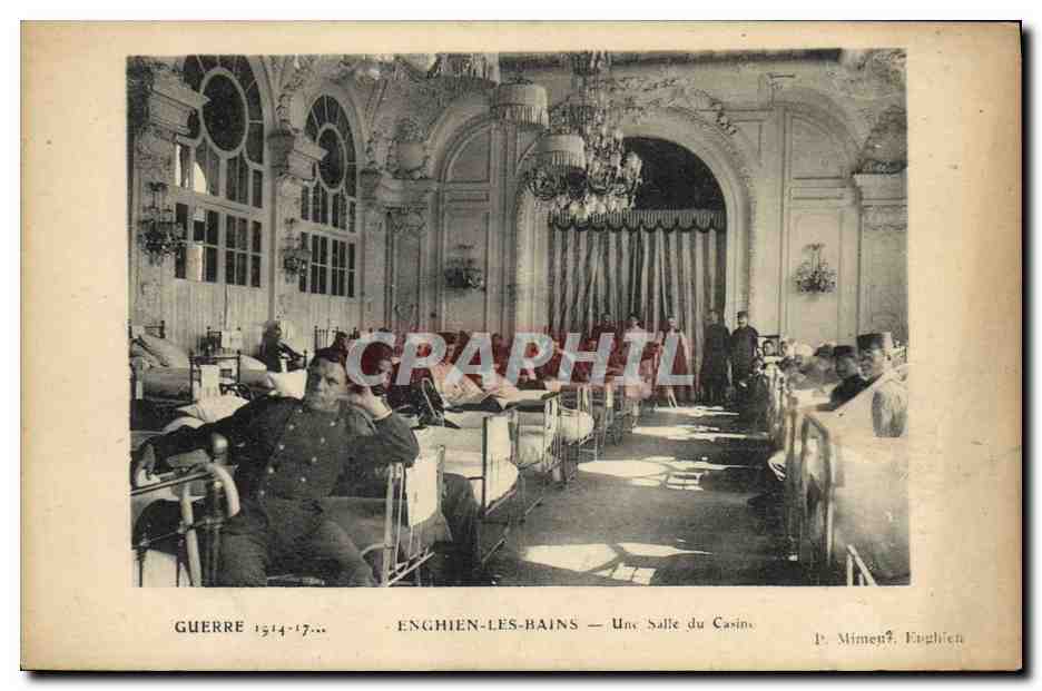 Enghien-les-Bains — Ein Zimmer im Casino — Krieg 1914-17