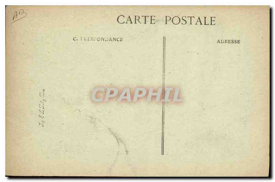 Enghien-les-Bains — Ein Zimmer im Casino — Krieg 1914-17 — Rückseite