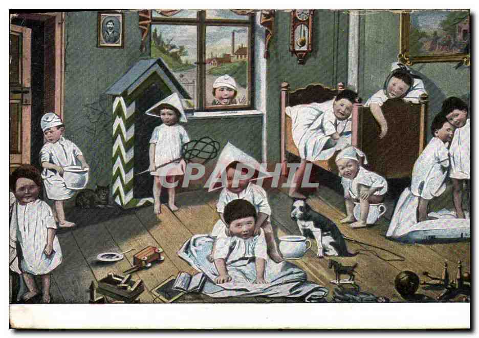 CPA Fantaisie Enfant Bebe 