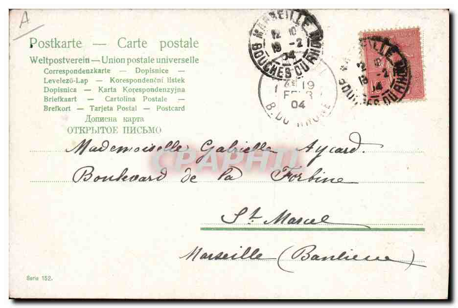 CPA Fantaisie Enfant Bebe  — Rückseite