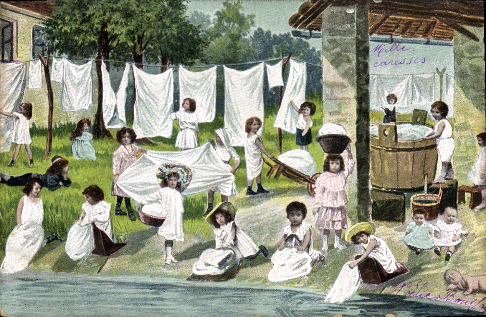 CPA Fantaisie Enfant Bebe 