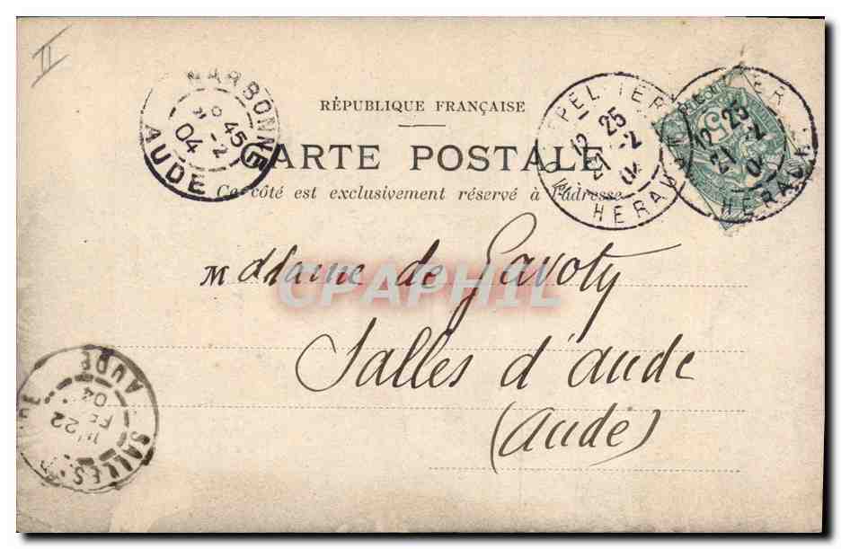 CPA Fantaisie Enfant Bebe  — Rückseite
