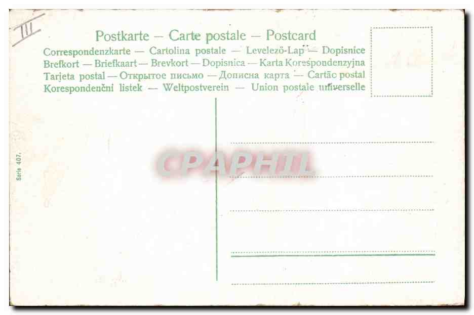 CPA Fantaisie Enfant Bebe Musique — Rückseite