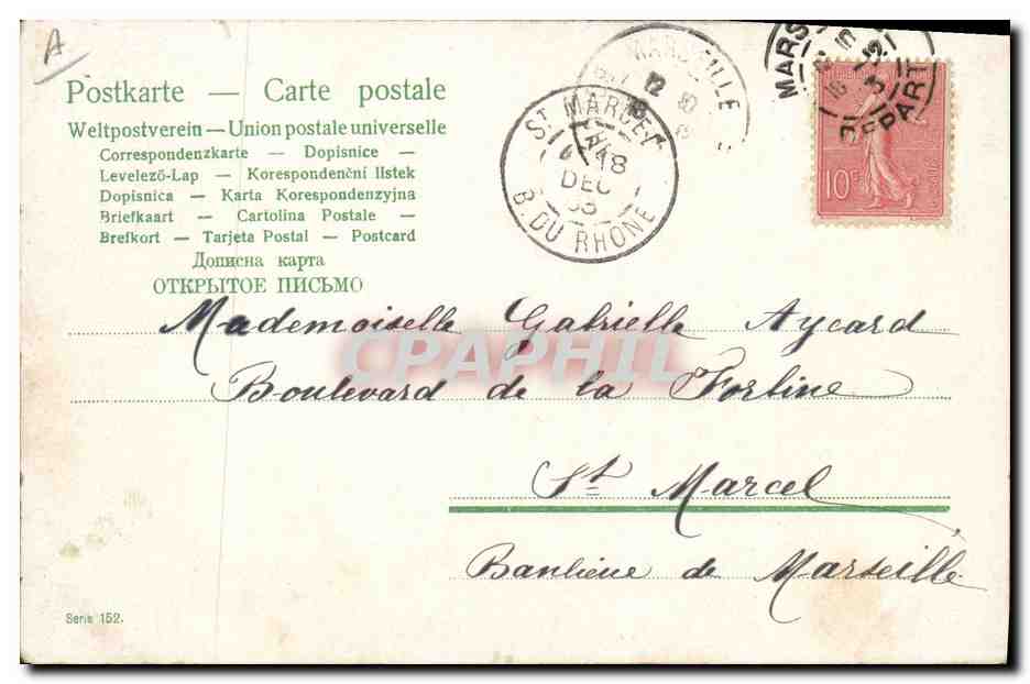 CPA Fantaisie Enfant Bebe  — Rückseite