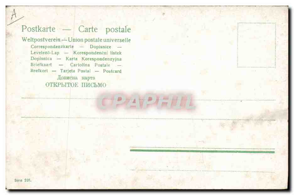 CPA Fantaisie Enfant Bebe  — Rückseite