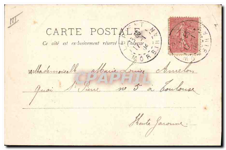 La « Gloire », Croiseur Cuirassé — n° 594 — éditeur A. Bougault — Verso