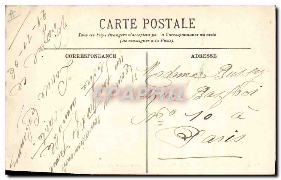 Marine de guerre — 'La Gloire' (Croiseur Cuirassé) — LL. — 124 — Rückseite