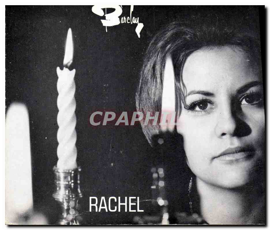 Rachel — chanteuse — Barclay - Recto