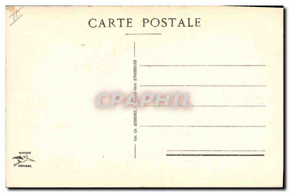 CPA Folklore Alsace Alsaciennes et Lorraine — Rückseite