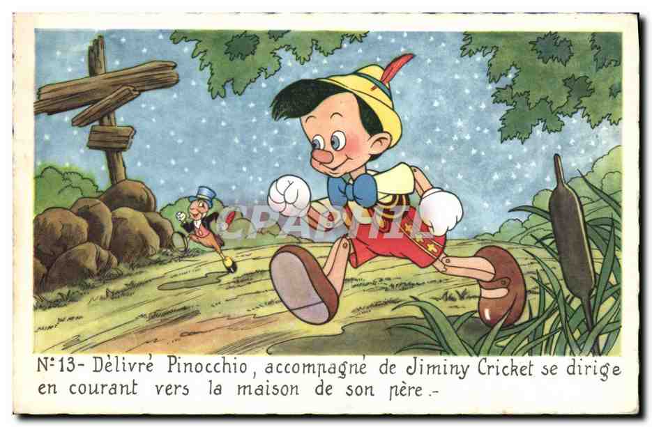 Pinocchio et Jiminy Cricket — N°13 — Éditions Superluxe