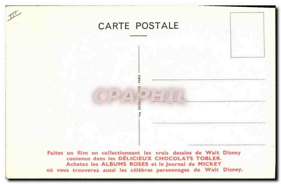 Panchita — personnage de Walt Disney — Tobler — Reverso