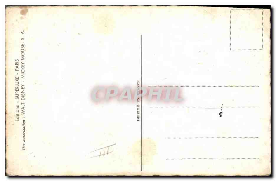 Pinocchio et Jiminy Cricket — Au fond de la mer, Pinocchio et Jiminy Cricket recherchent partout Gepetto — Éditions Superluxe, n°19 — Verso
