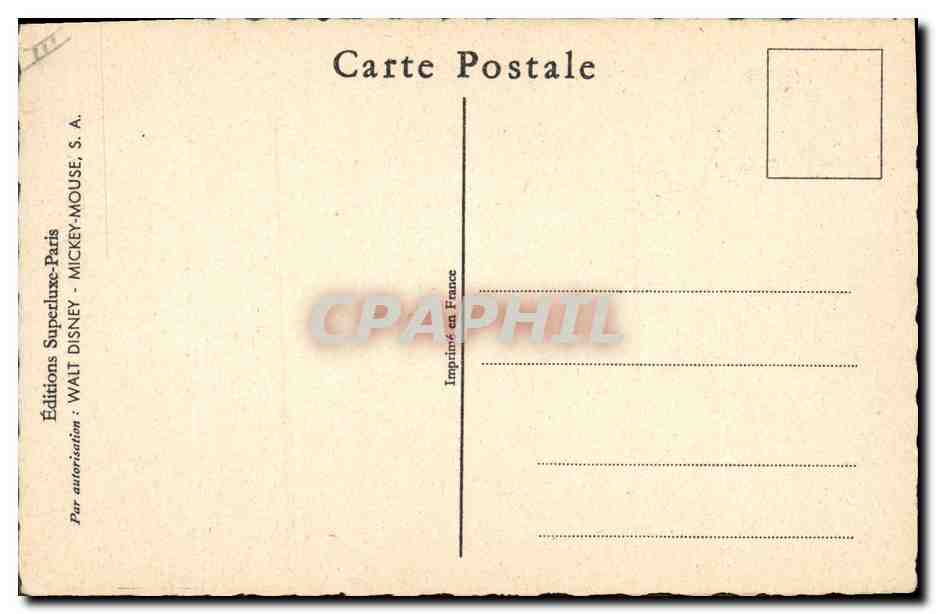 Blanche-Neige et les Nains — scène de départ — Éditions Superlux-Mickey-Mouse, Paris — Reverso