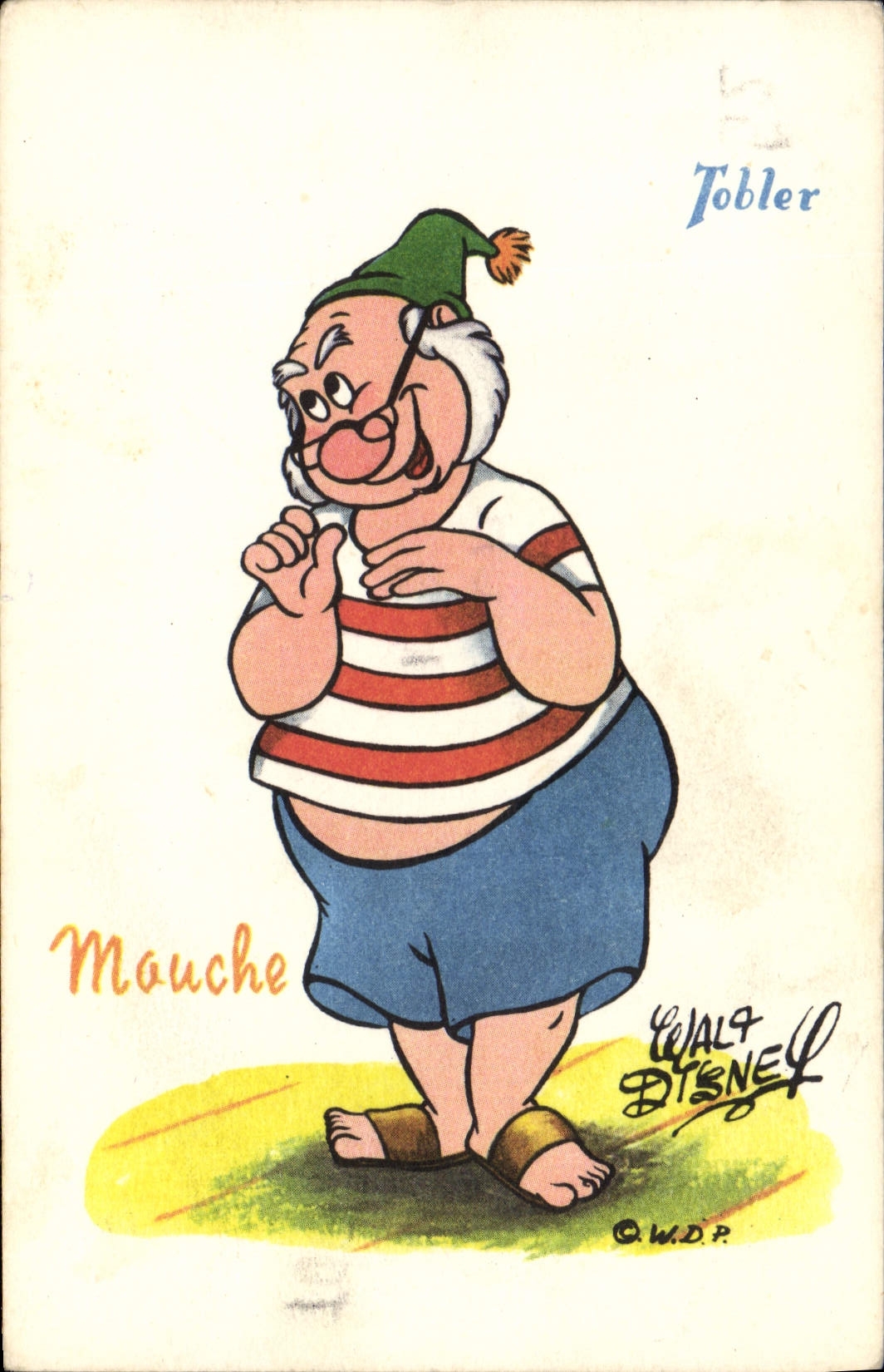 CPA Fantaisie Walt Disney Tobler Mouche