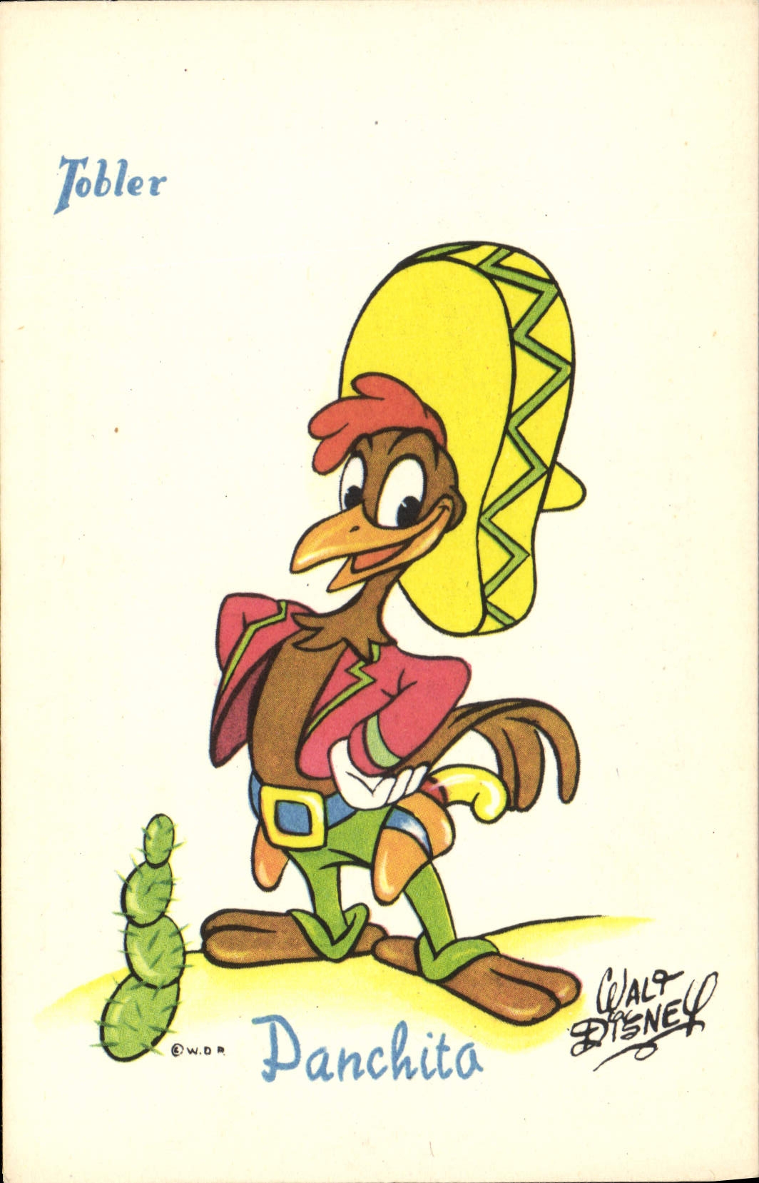 Danchita — personnage de Walt Disney — Tobler