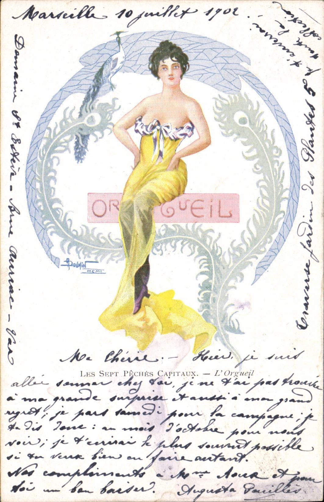 Marie-jeanne à Marseille — Les Sept Péchés Capitaux — L'Orgueuil, éditeur inconnu, n° de série non visible