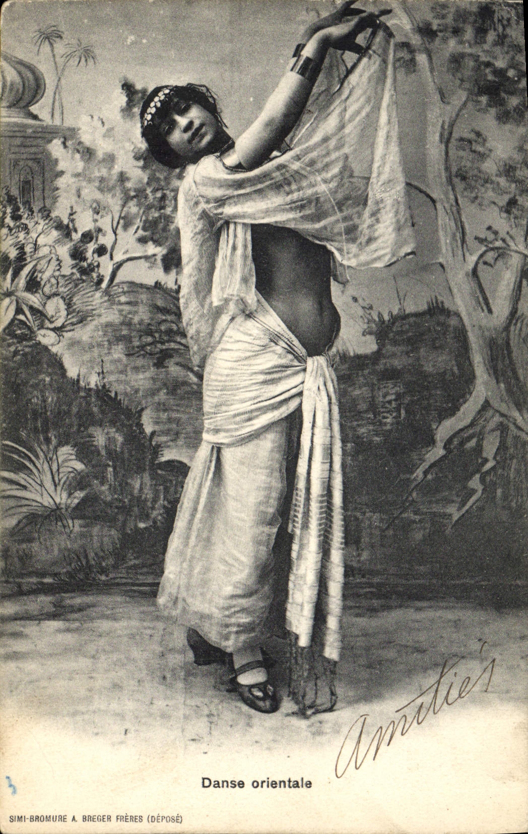 CPA Fantaisie Orientalisme Danse orientale