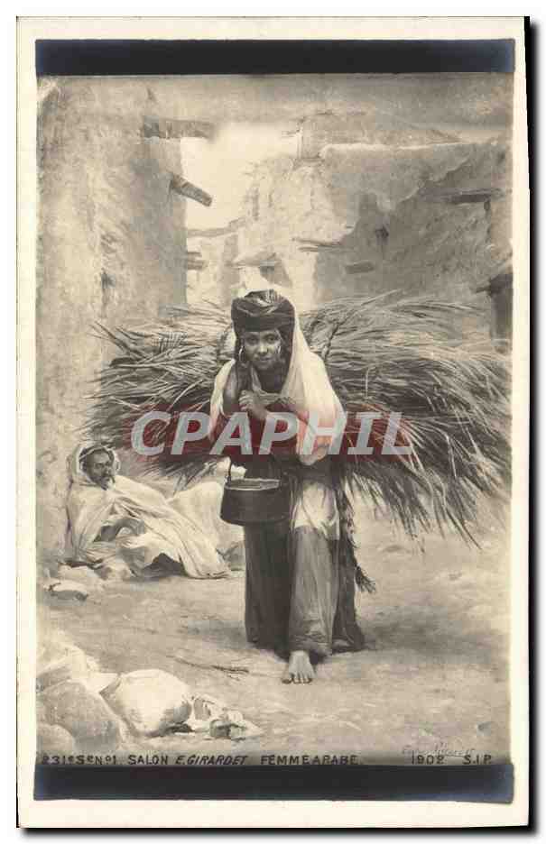 Arabische Frau — Salon Girardet 1908 — S.I.P.