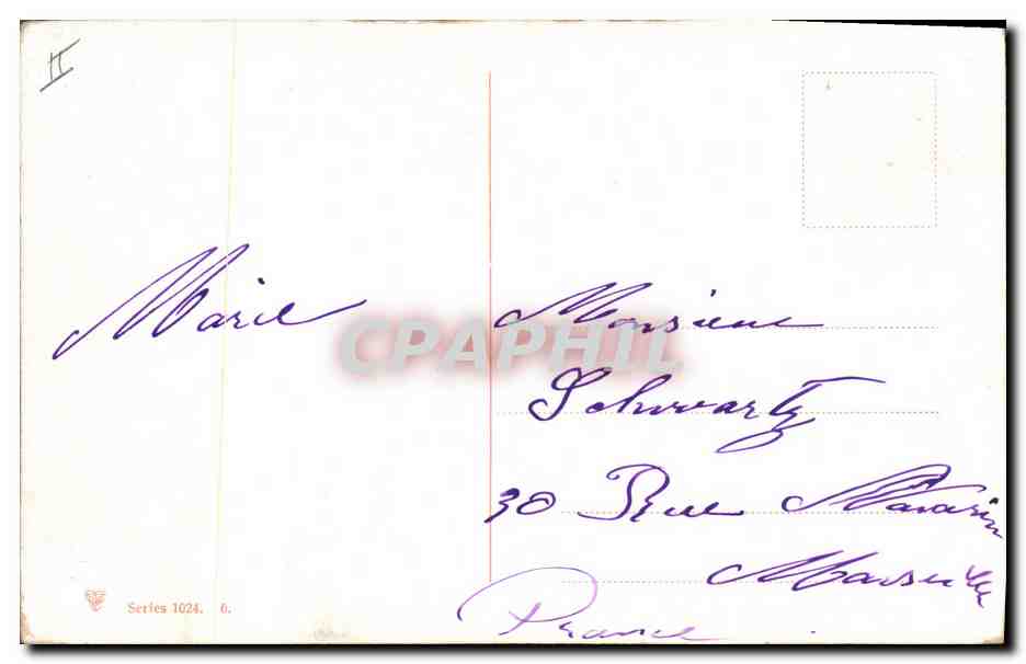 CPA Fantaisie Orientalisme Lady smoking Hashash  — Verso
