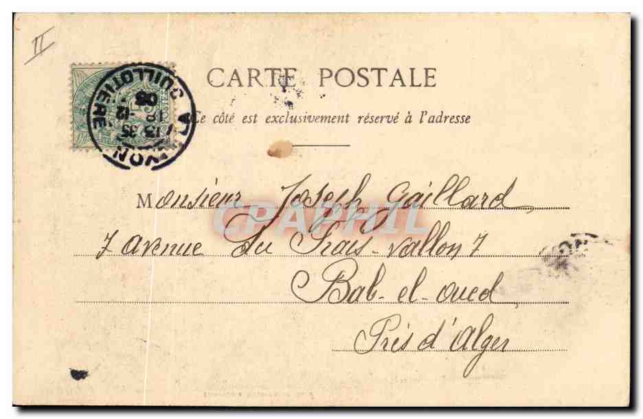 La Journée de Pitou — scène militaire — éditeur Amitié-Henri — Verso