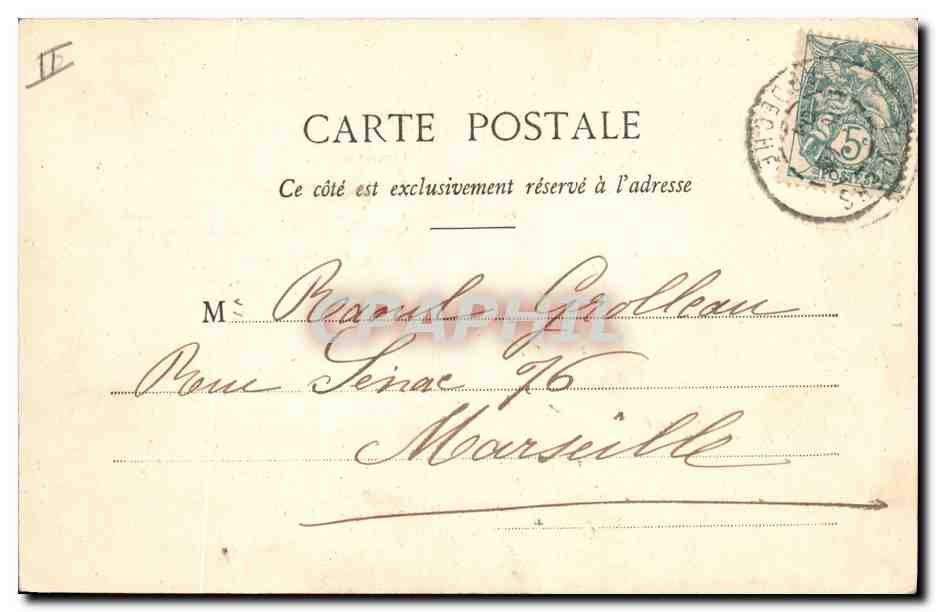 CPA Fantaisie Vieilles chansons Vaudeville de M Dumollet — Verso