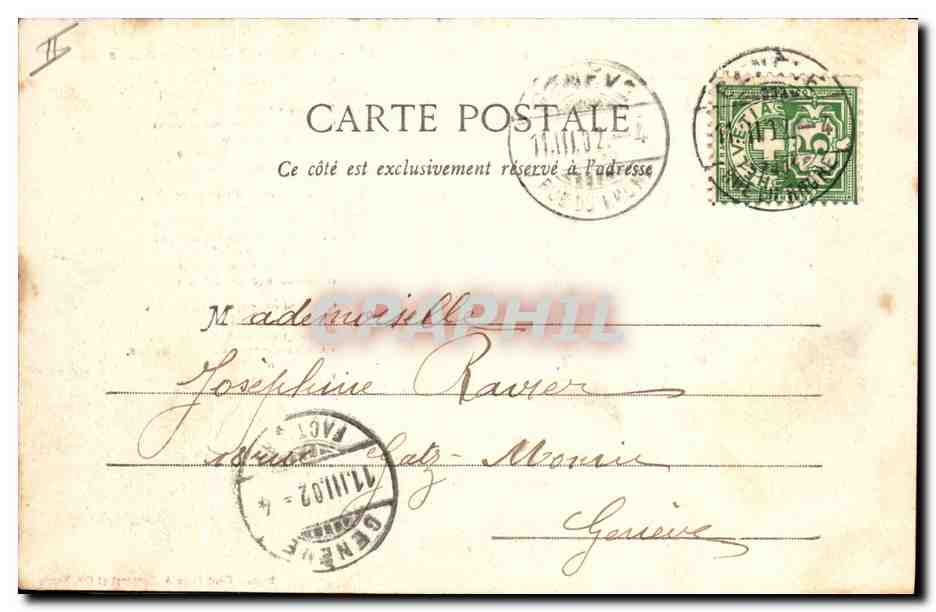 Le Départ du Grenadier — Vieilles Chansons — Édition Phototypie A. Bergeret et Cie, Nancy — Verso