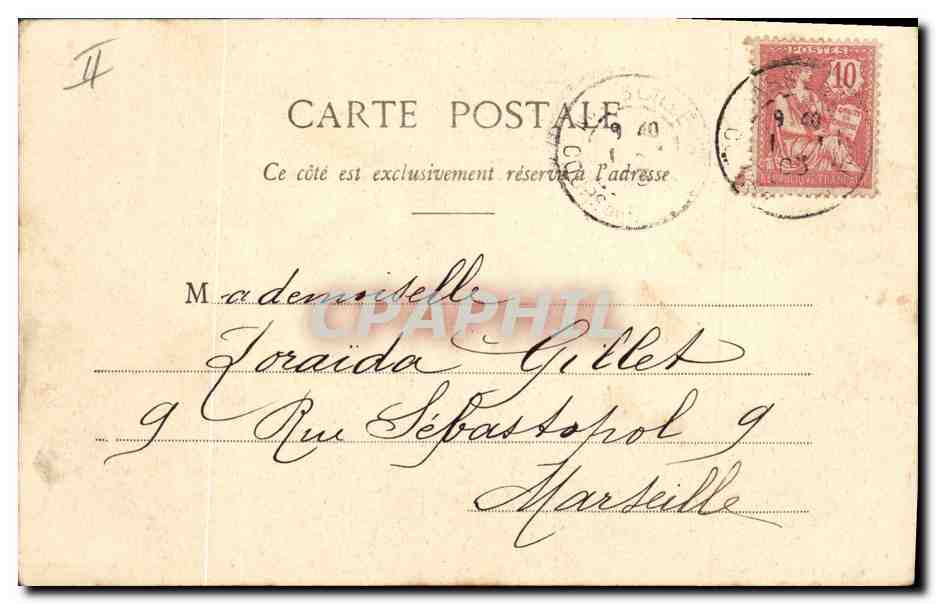La Mère Michel — Vieilles Chansons n°10 — Phototypie A. Bergeret & Cie, Nancy — Verso