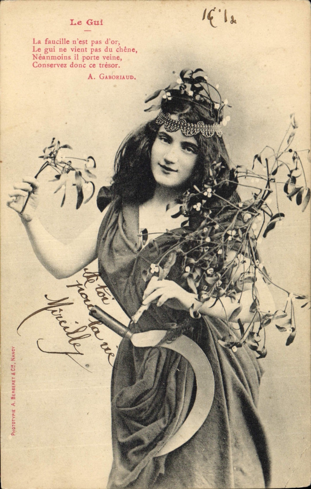 La Guîne — Poème de A. Gaboriaud — Phototype A. Bernenet & Cie, Nancy