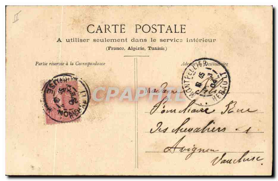 La Guêpe — Poème de A. Gaboriaud — Éditée par A. Bergeret & Cie, Nancy — Reverso