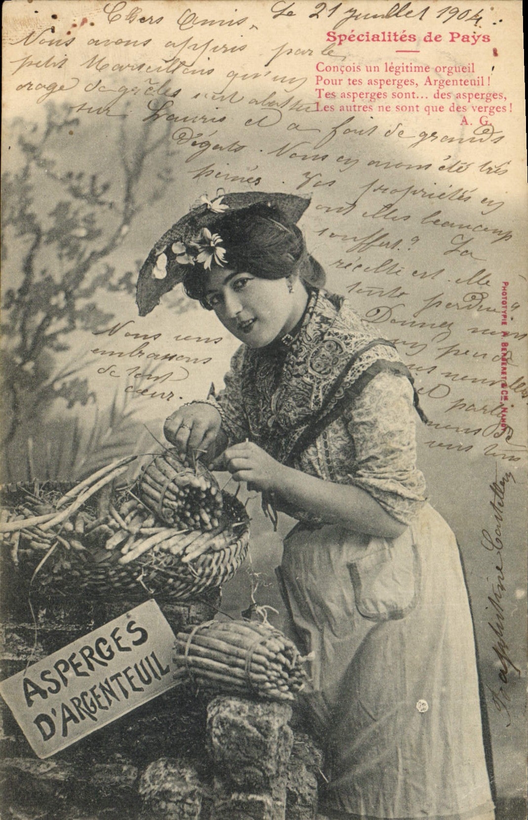 Asperges d'Argenteuil — Spécialités de Pays — Phototype A. G. / Paris