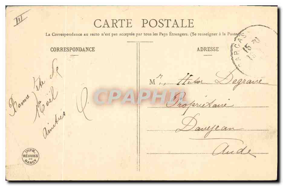 CPA Fantaisie Femme Surprises de l'annee Ange — Reverso