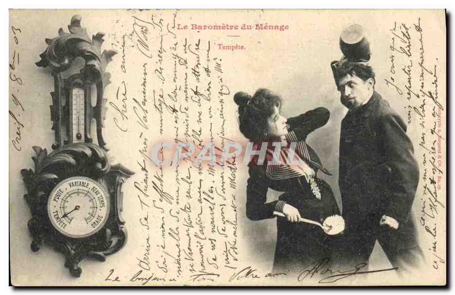 Le Baromètre du Ménage — Tempête — Éditeur : France