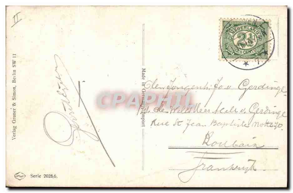 CPA Peche Pecheur Femme Her passion — Rückseite