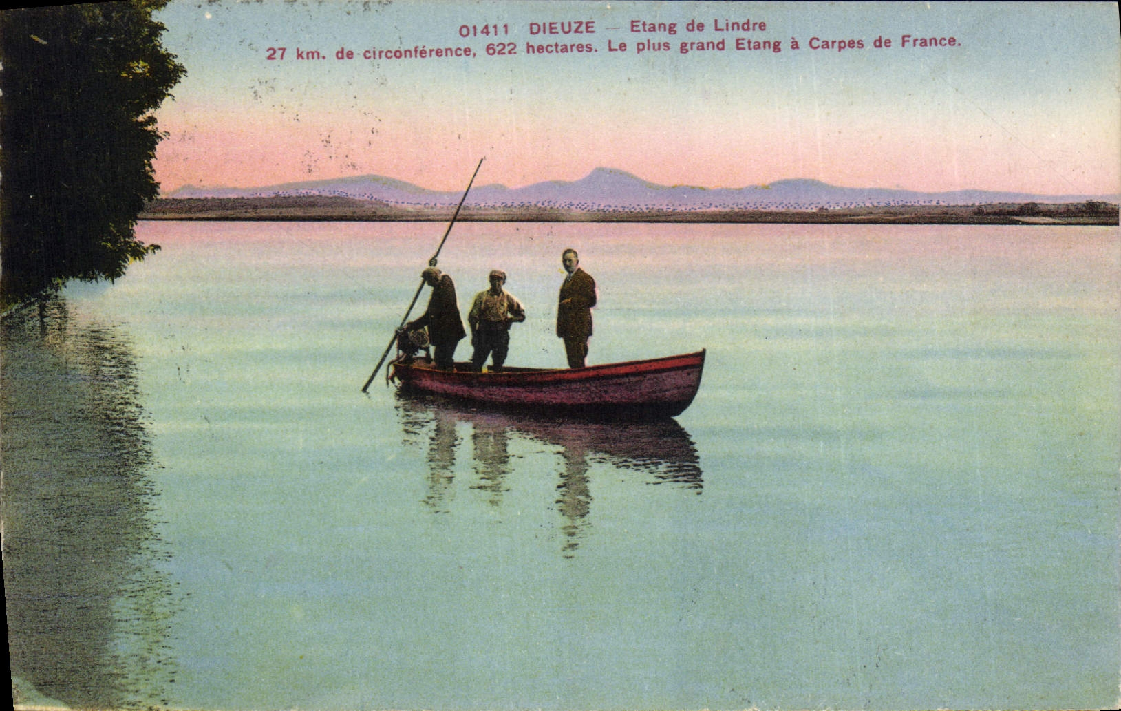 Etang de Lindre — Dieuze — Édition Librairie Klein, n° 01411