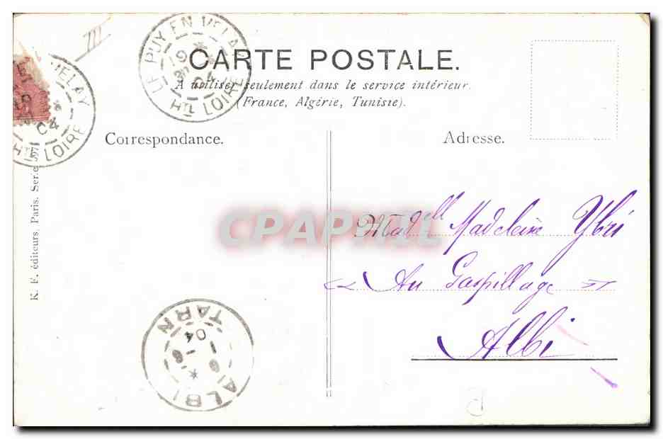 CPA Peche Pecheur Enfant — Rückseite
