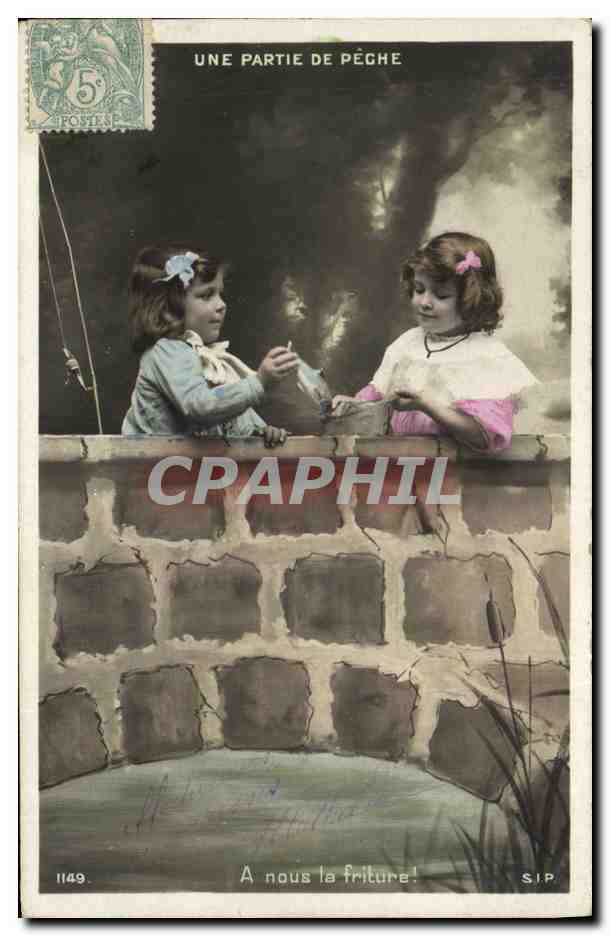Deux jeunes filles pêchant — S.I.P. n° 1149