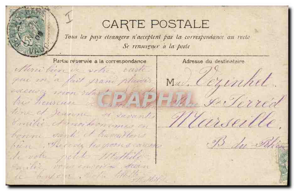 Deux jeunes filles pêchant — S.I.P. n° 1149 — Verso