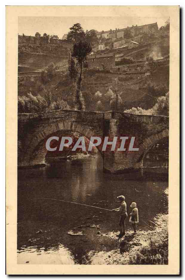L'Aveyron au Pont du Monastère — Le coin des pêcheurs — Arts Graphique Toulouse