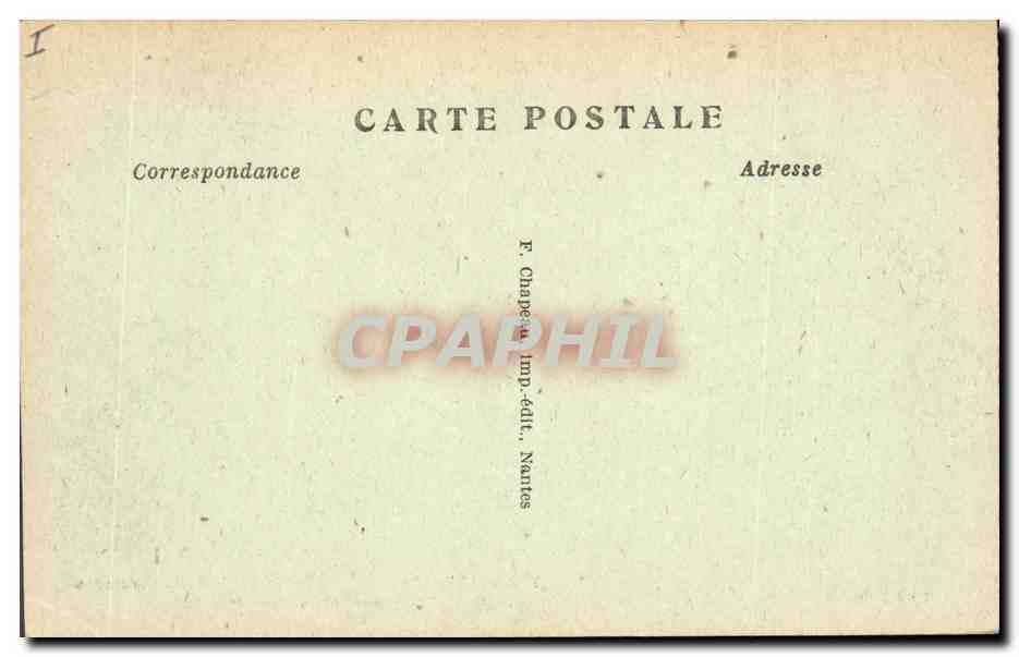 CPA Mort Nantes Tombeau de Francois II Duc de Bretagne dans la cathedrale — Rückseite