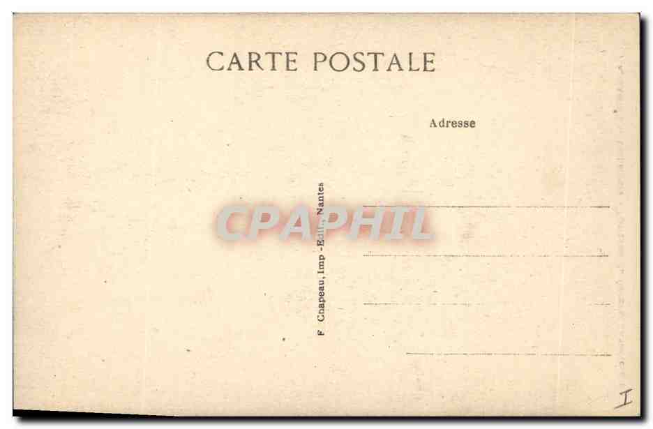 CPA Mort Nantes Cathedrale Tombeau du General Lamoriciere — Rückseite