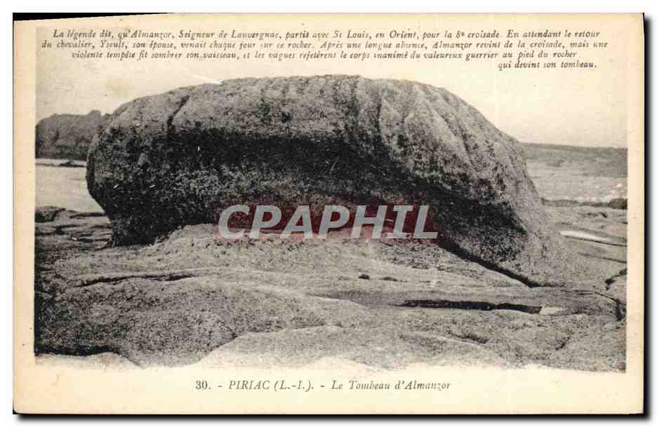 CPA Mort Piriac le tombeau d'Almanzor