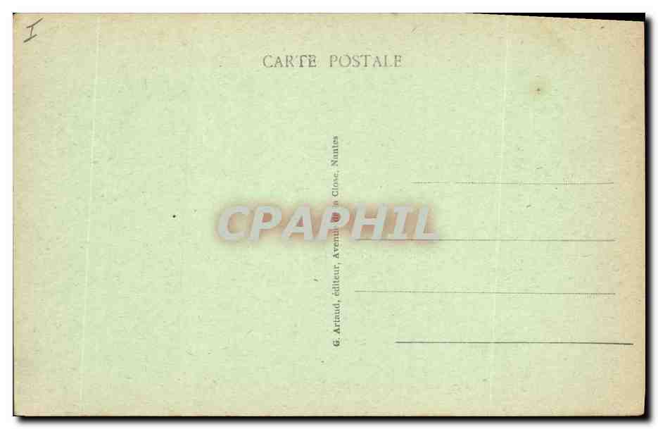 CPA Mort Piriac le tombeau d'Almanzor — Rückseite