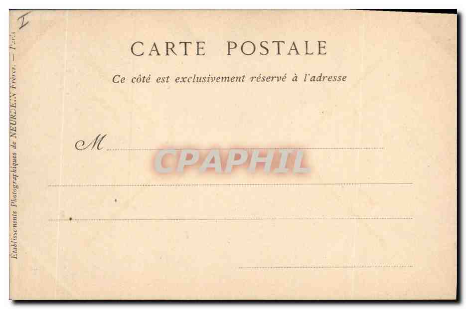 CPA Mort Cite de Carcassonne Tombeau de Monseigneur Radulphe — Rückseite